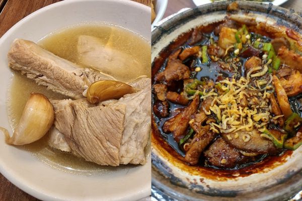 makanan khas singapura song fa ba kut teh